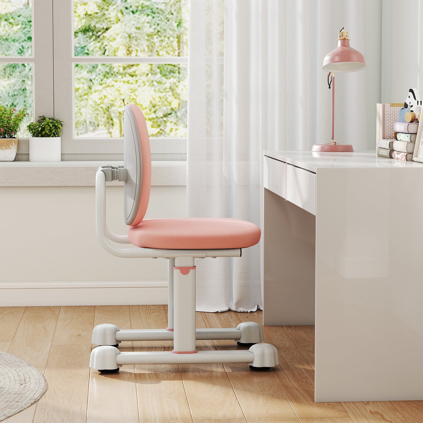 Kids Desk Chair Children Study Chair with Double Back Support and Adjustable Height