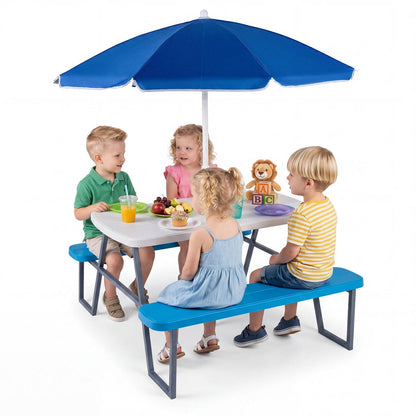 Kids Picnic Table with Benches Seats up to 4
