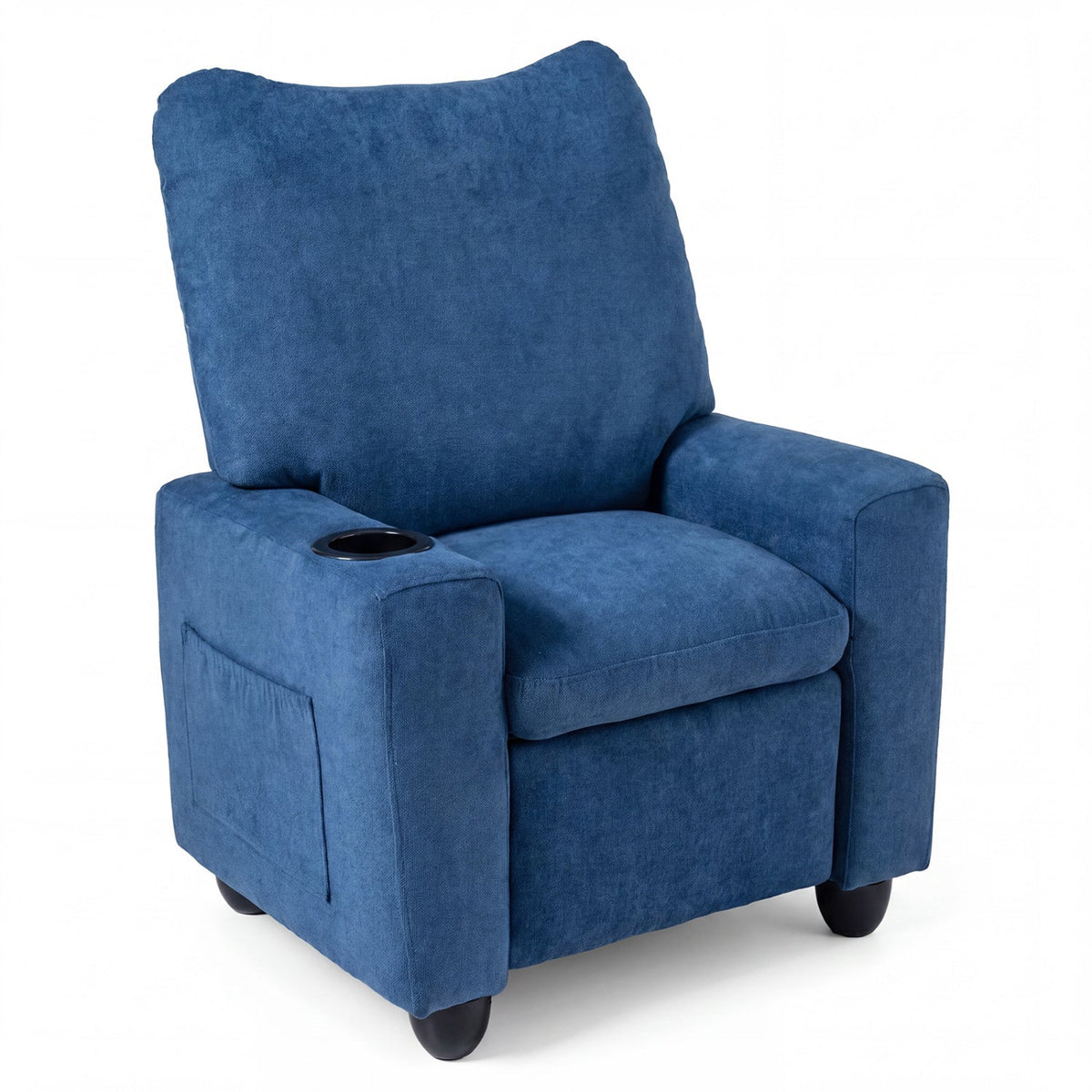 Kids Recliner Sofa with Adjustable Footrest and Cup Holder