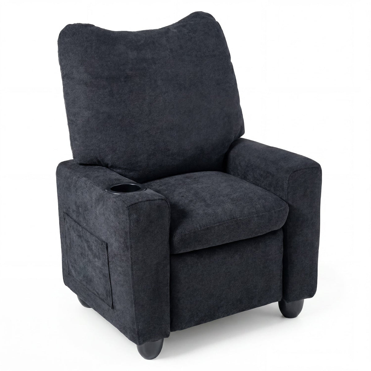 Kids Recliner Sofa with Adjustable Footrest and Cup Holder