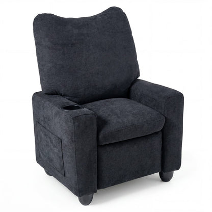 Kids Recliner Sofa with Adjustable Footrest and Cup Holder
