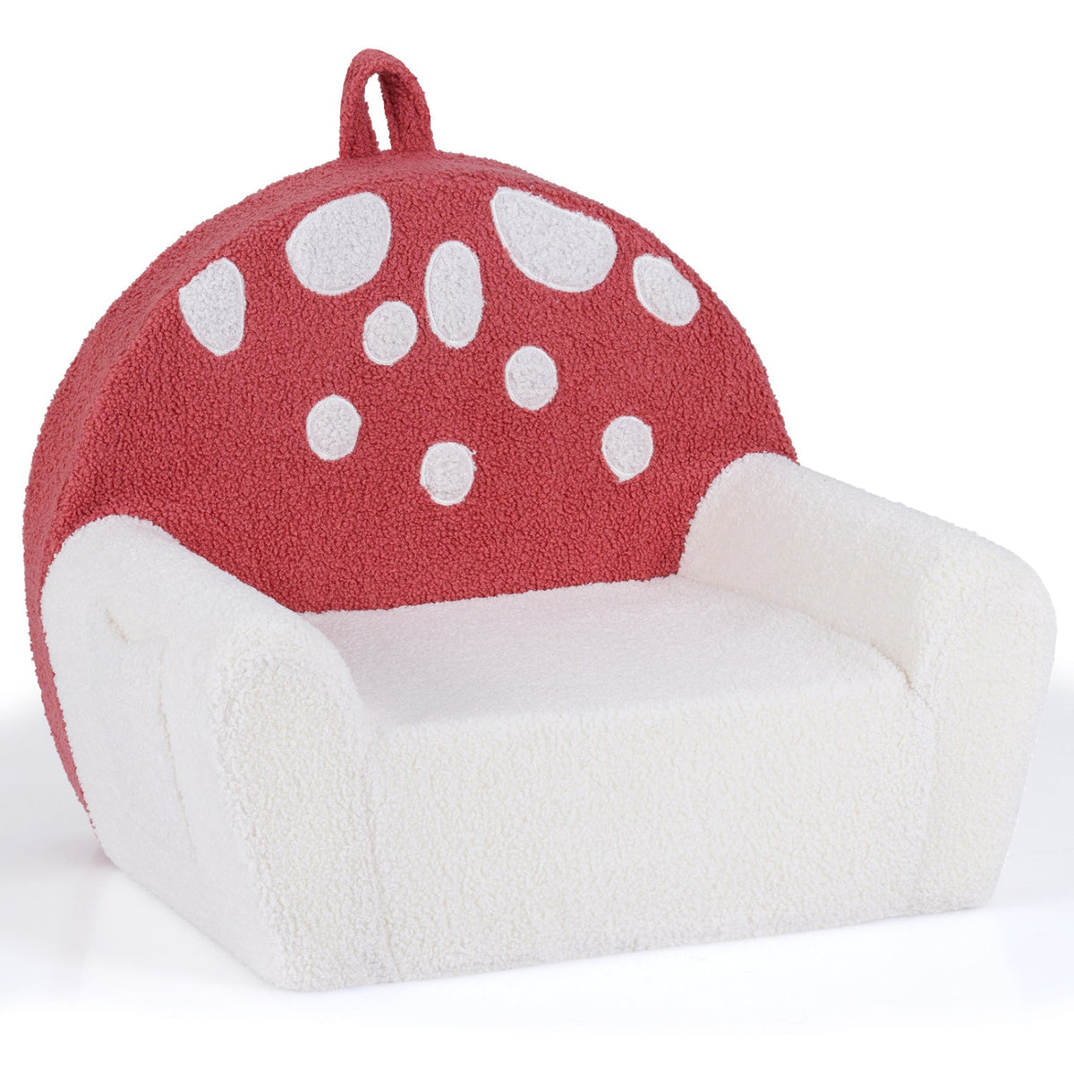 Kids Sofa Toddler Foam Couch with Soft Fleece Fabric Cover