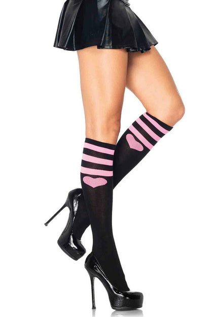 Sweetheart Knee Socks