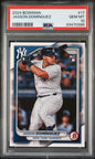 Graded 2024 Topps Bowman Jasson Dominguez #17 Rookie RC Baseball Card PSA 10 Gem Mint