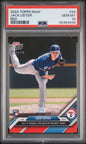 Graded 2024 Topps Now Jack Leiter #94 Red #/10 Rookie RC Baseball Card PSA 10 Gem Mint