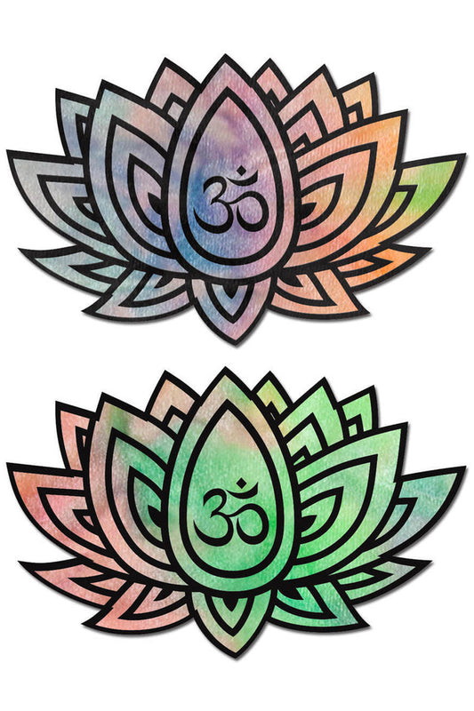 Pastel Tie-Dye Rainbow Lotus Pasties