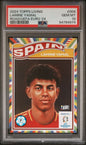 Graded 2024 Topps Living Road to UEFA Euro Lamine Yamal #004 Rookie RC Soccer Card PSA 10 Gem Mint