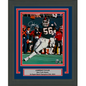 Framed Autographed/Signed Lawrence Taylor HOF 99 New York Giants 16x20 Football Photo Beckett BAS COA