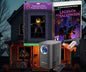 HoliScapes® USB Projector Kit - Legends of Halloween + Projector + 48" x 72" Projection Screen