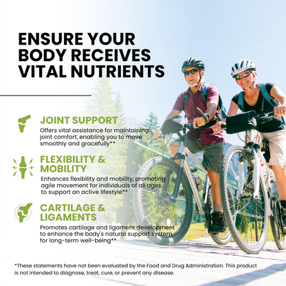Halal Joint Support with Glucosamine + Turmeric + Chondroitin Tablets