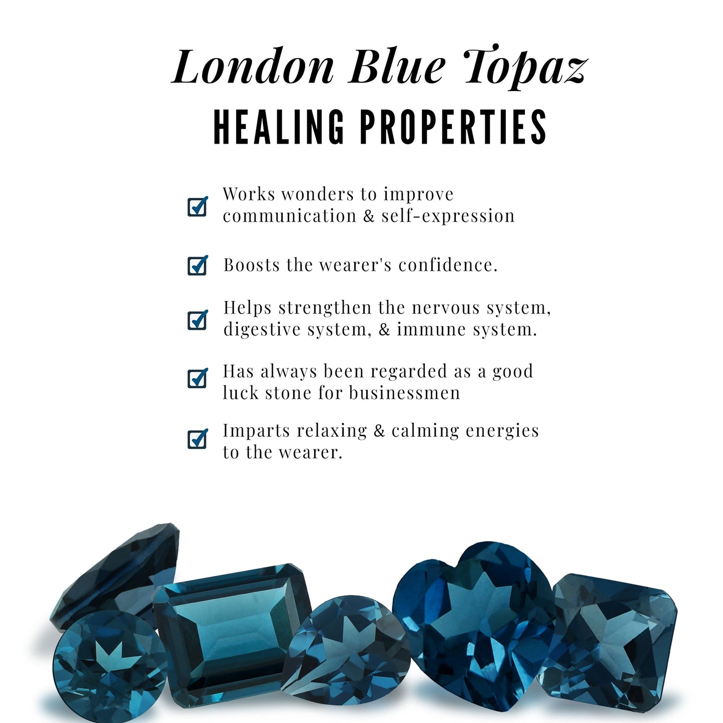 Vintage Inspired London Blue Topaz Engagement Ring with Diamond Halo
