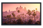 Professionally Framed Los Angeles California Skyline High-Resolution Panoramic Photo 12x22 Wall Art