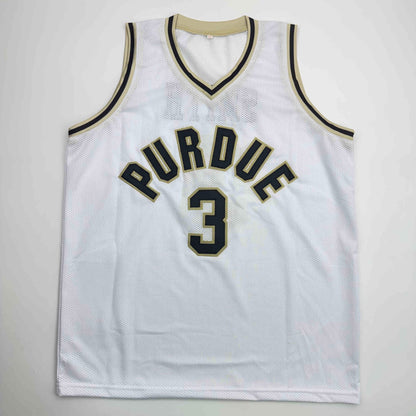 Autographed/Signed Braden Smith Purdue White College Basketball Jersey JSA COA