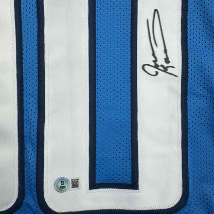 Autographed/Signed Jevon Kearse Tennessee Powder Blue Football Jersey JSA COA