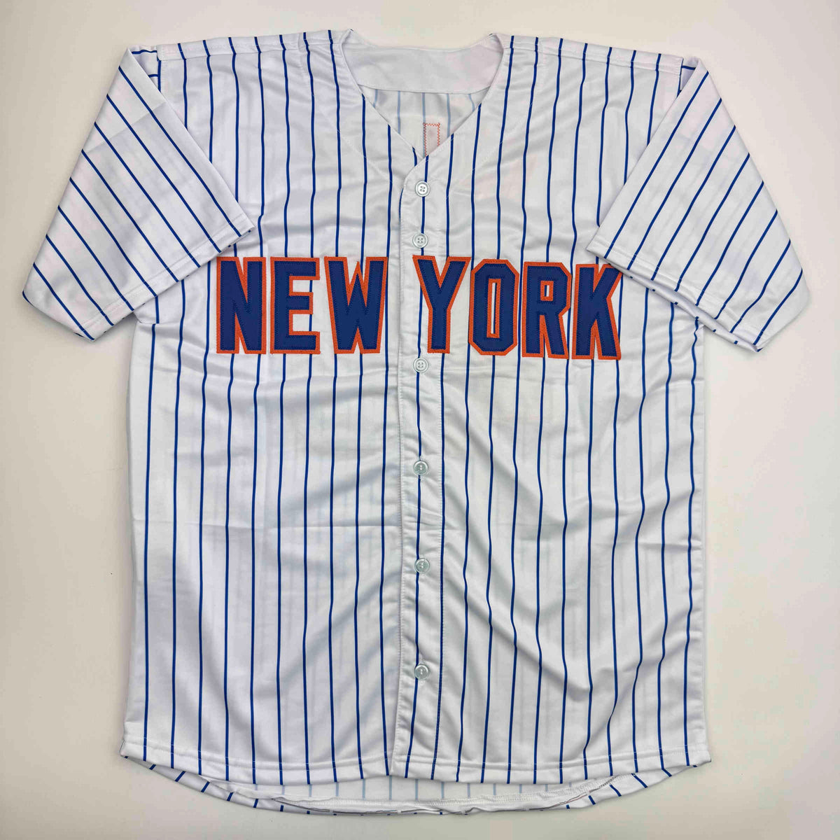Autographed/Signed Bartolo Colon Inscribed Big Sexy New York Pinstripe Baseball Jersey Beckett BAS COA
