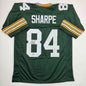 Autographed/Signed Sterling Sharpe Green Bay Green Football Jersey Beckett BAS COA