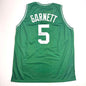Autographed/Signed Kevin Garnett Boston Green Basketball Jersey Beckett BAS COA