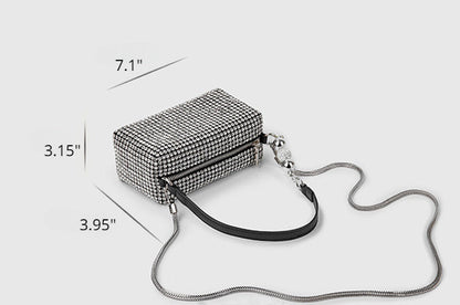 Rhinestone Bag Chain Evening  Shoulder Purse crossbody