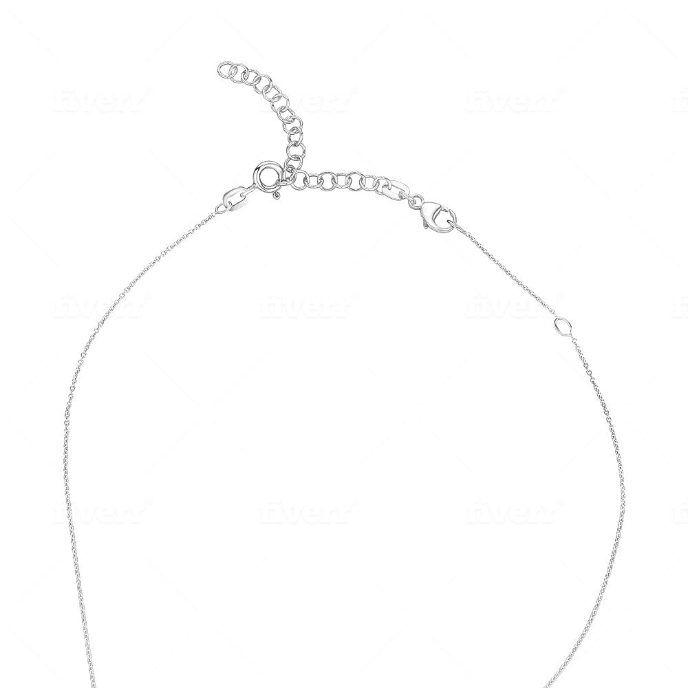 Chain Extender for Necklace Sterling Silver Rolo Width 3.6mm Length 2"
