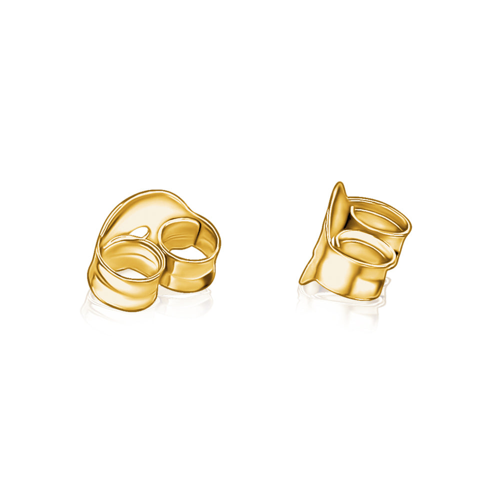 Earring Back Replacements Butterfly 14K Solid Gold