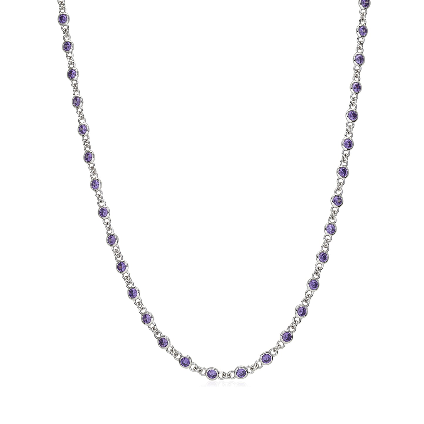 MASSETE Sterling Silver 925 By the Yard Long Opera Length Necklace Chain 35"