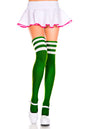Athletic Striped Thigh Highs