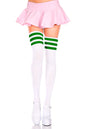 Athletic Striped Thigh Highs