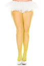 Plus Size Seamless Fishnets