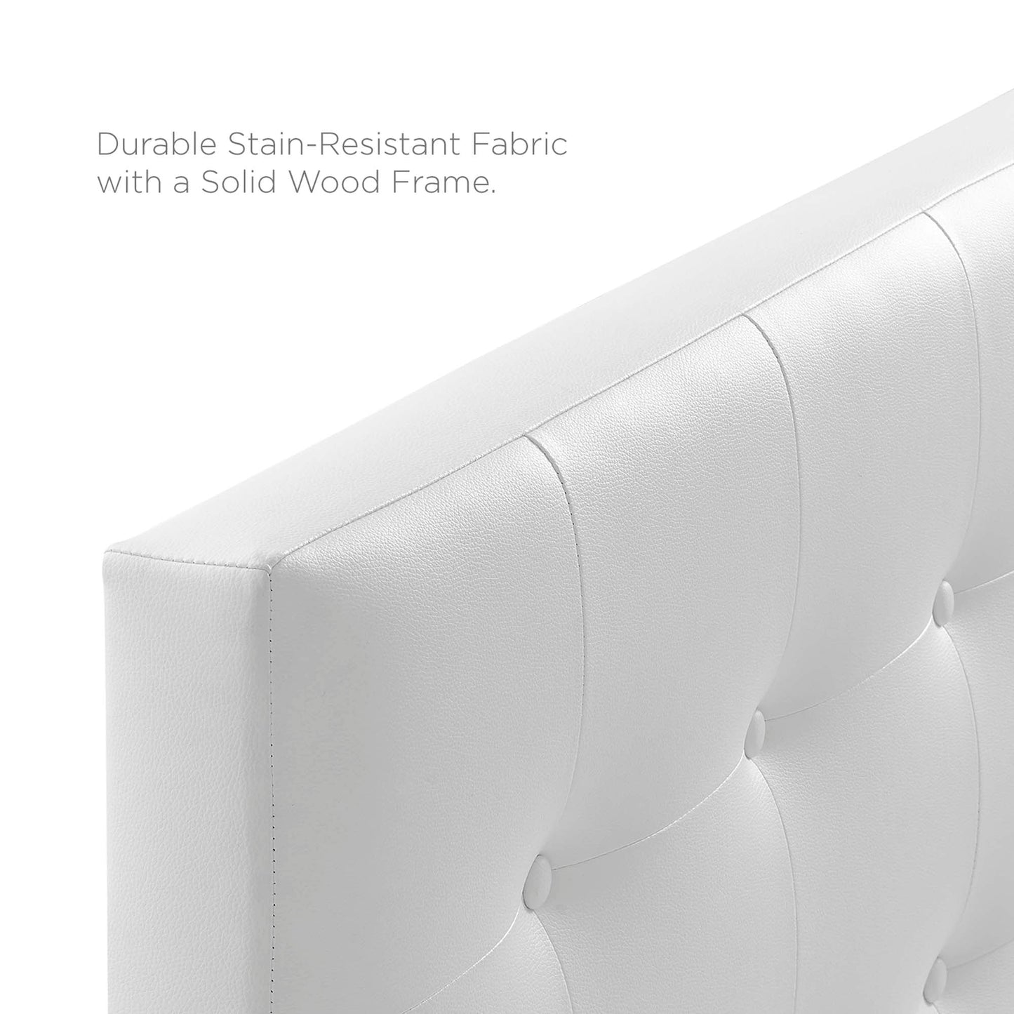 Lily Upholstered Vinyl King Headboard by Modway