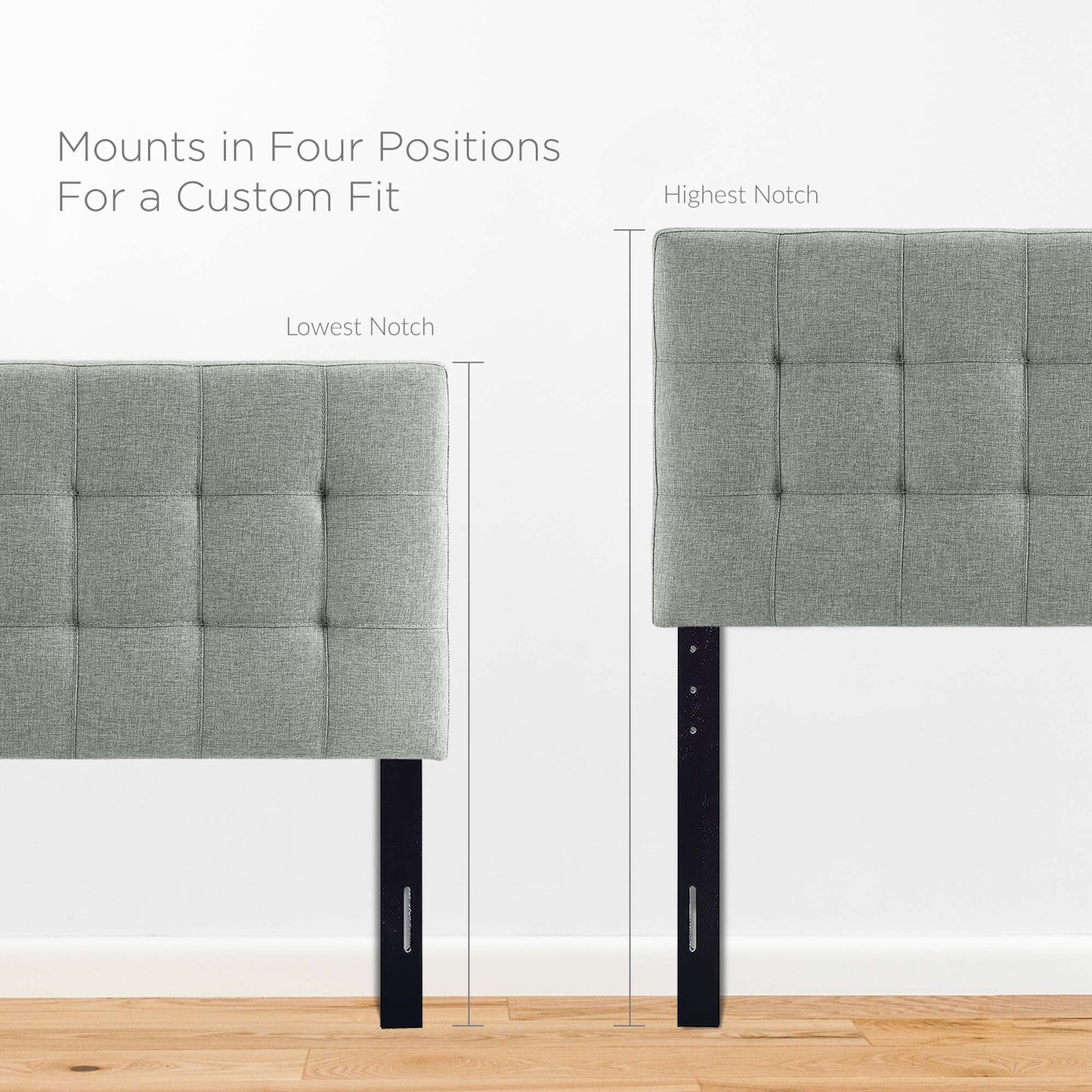 Lily Upholstered Fabric Twin Headboard by Modway