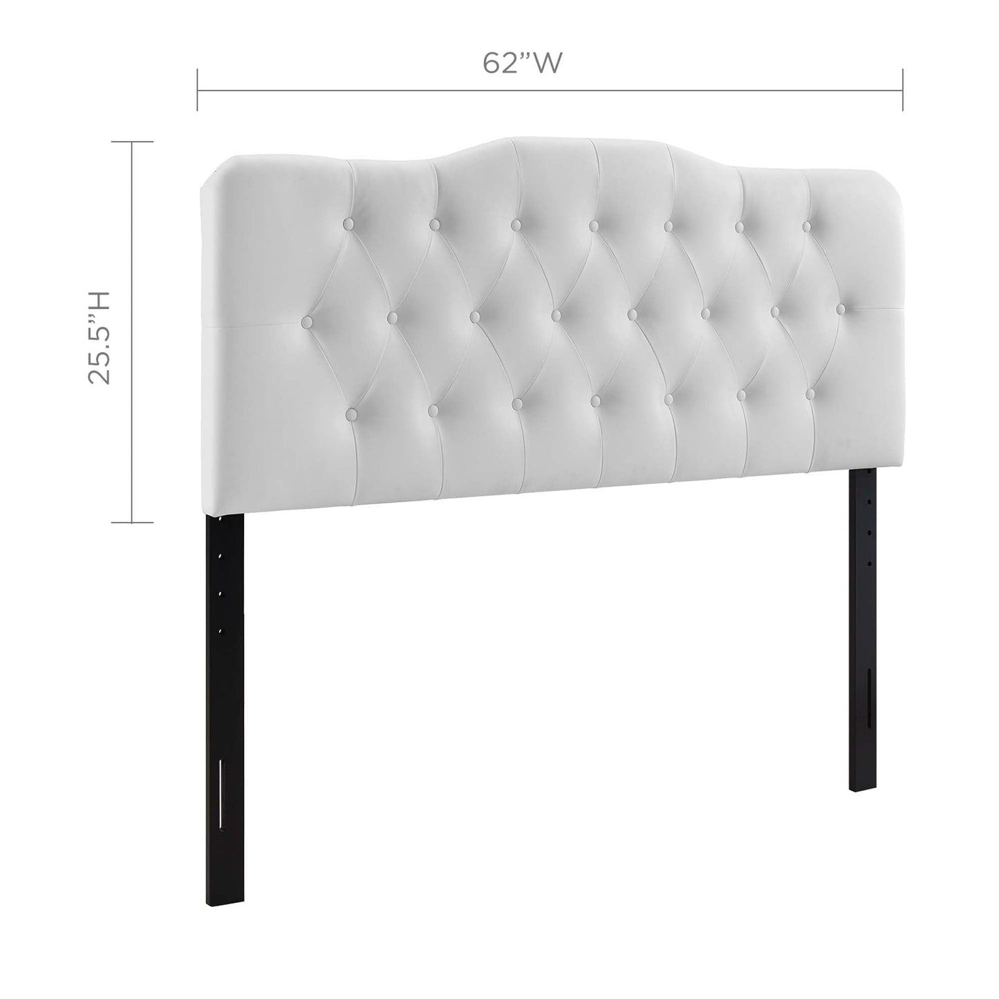 Annabel Upholstered Vinyl Queen Headboard by Modway