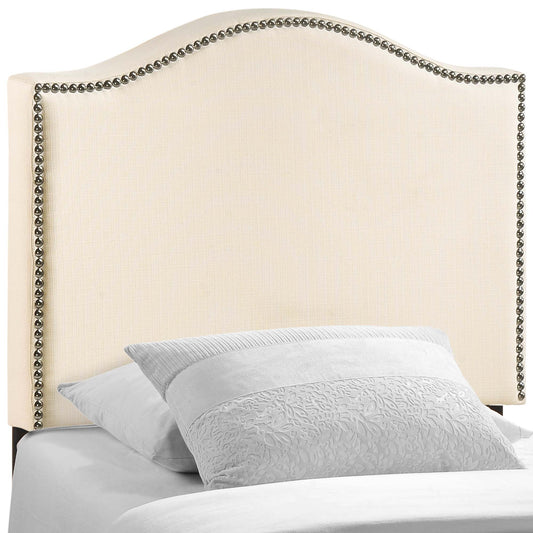 Curl Nailhead Upholstered Twin Headboard by Modway