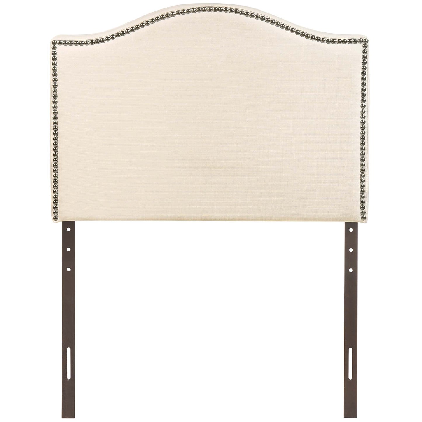 Curl Nailhead Upholstered Twin Headboard by Modway