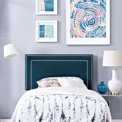 Jessamine Upholstered Fabric Twin Headboard by Modway