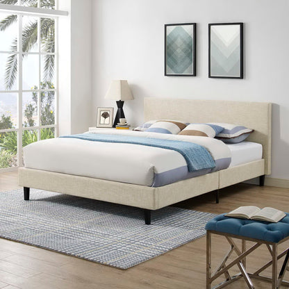 Anya Fabric Queen Bed by Modway