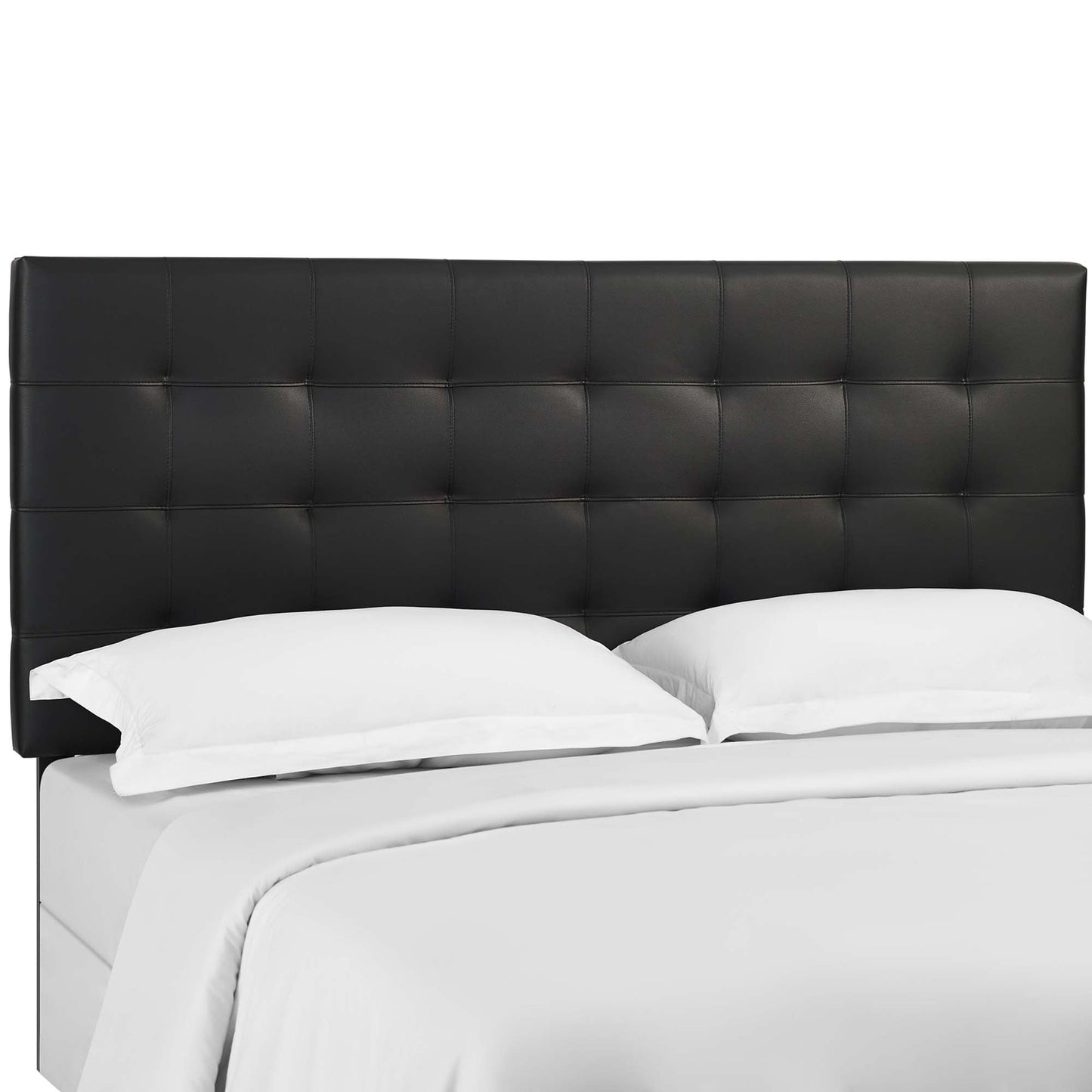Paisley Tufted Upholstered Faux Leather Full/Queen Headboard by Modway