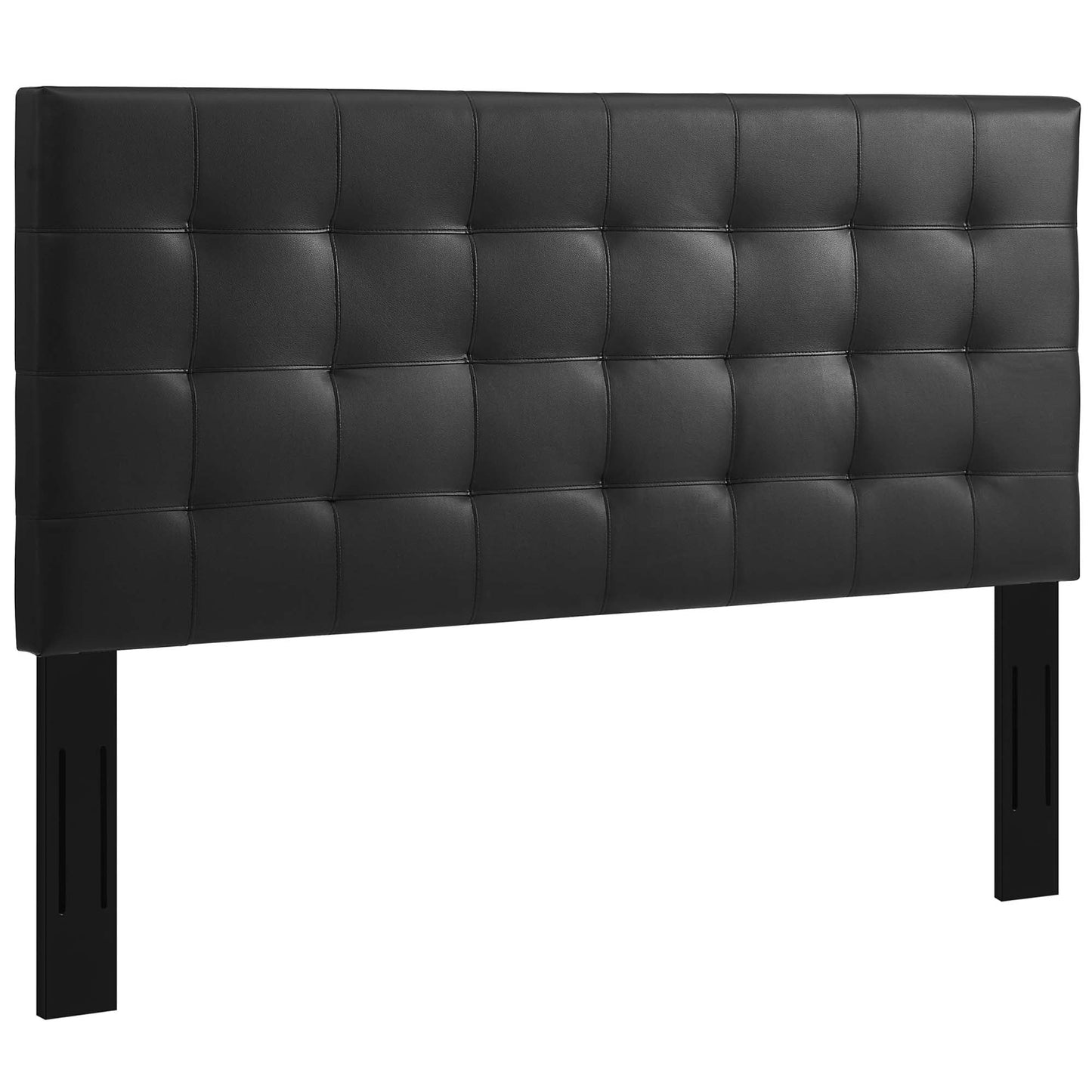 Paisley Tufted Upholstered Faux Leather Full/Queen Headboard by Modway