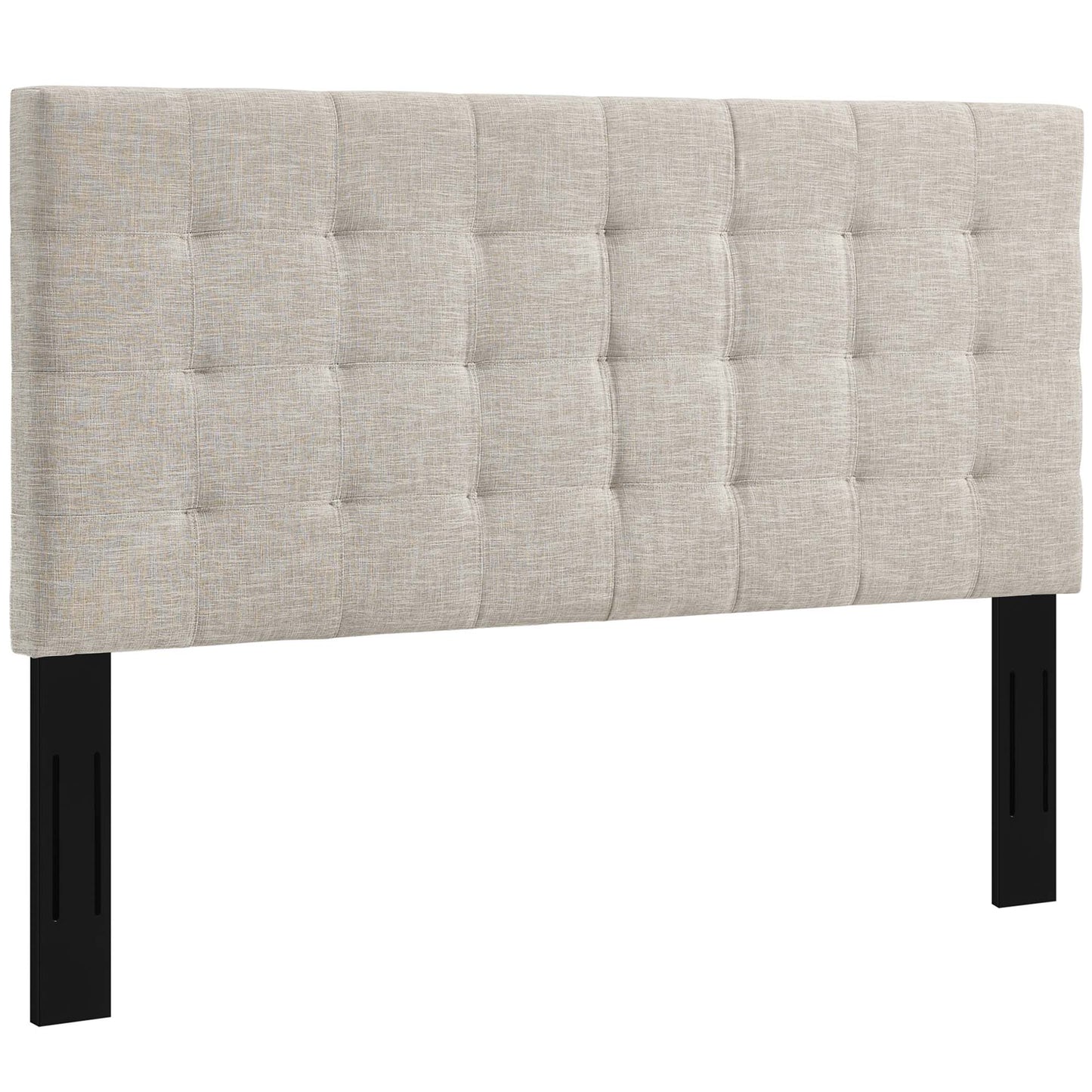 Paisley Tufted Upholstered Linen King and California King Headboard