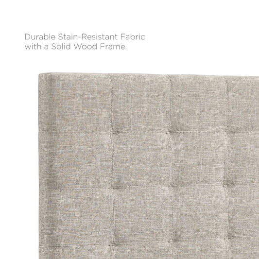 Paisley Tufted Upholstered Linen King and California King Headboard