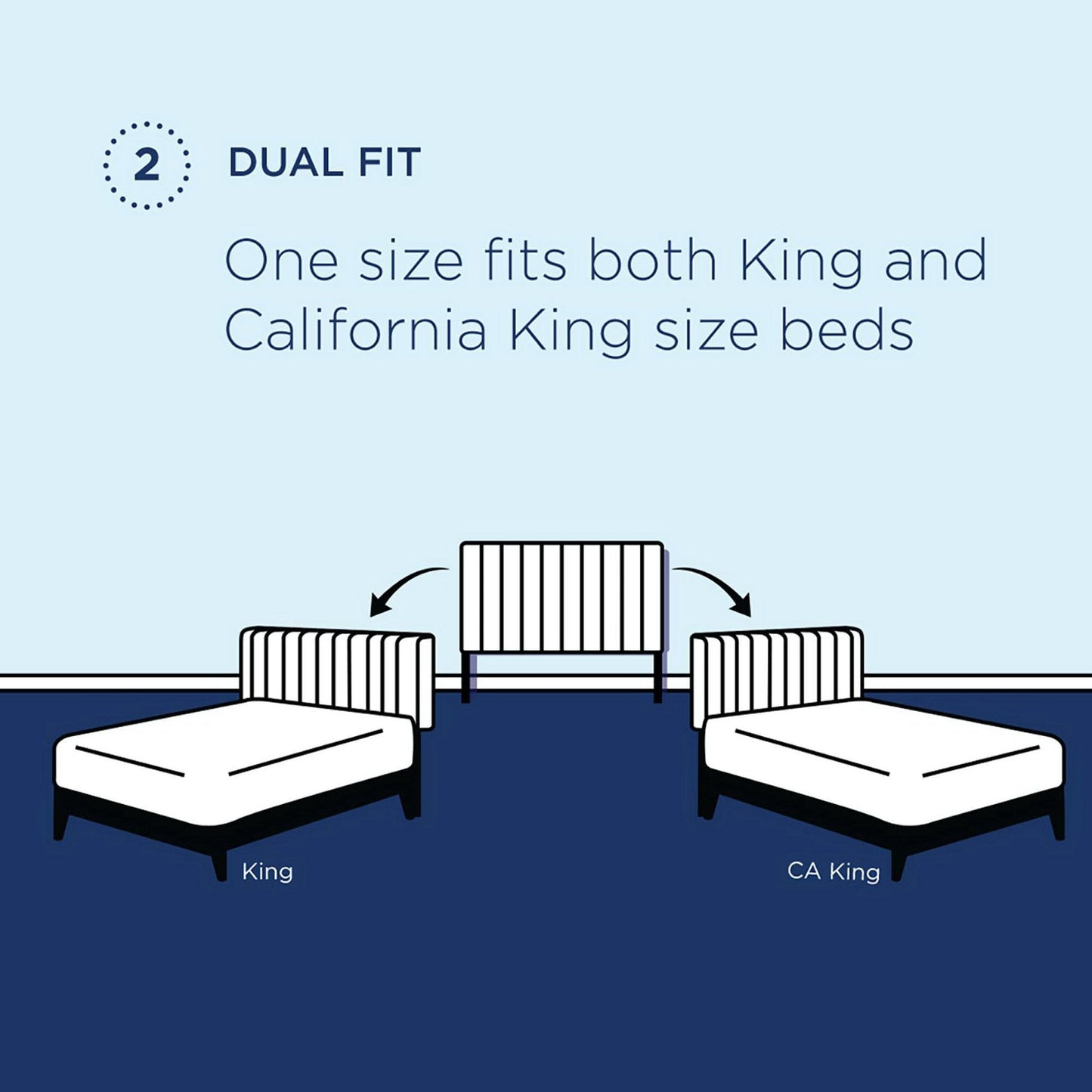 Paisley Tufted Upholstered Linen King and California King Headboard