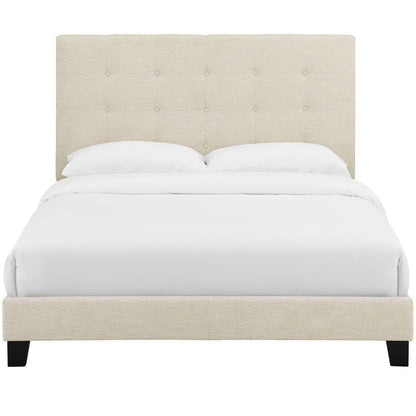 Melanie Tufted Button Upholstered Fabric Queen Platform Bed by Modway
