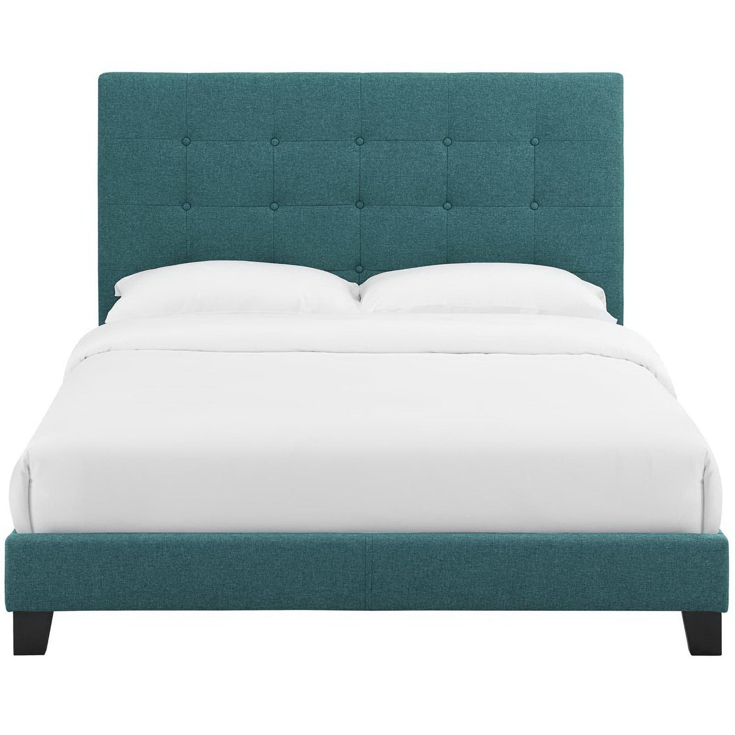 Melanie Tufted Button Upholstered Fabric Queen Platform Bed by Modway