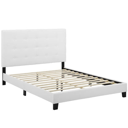 Melanie Tufted Button Upholstered Fabric Queen Platform Bed by Modway