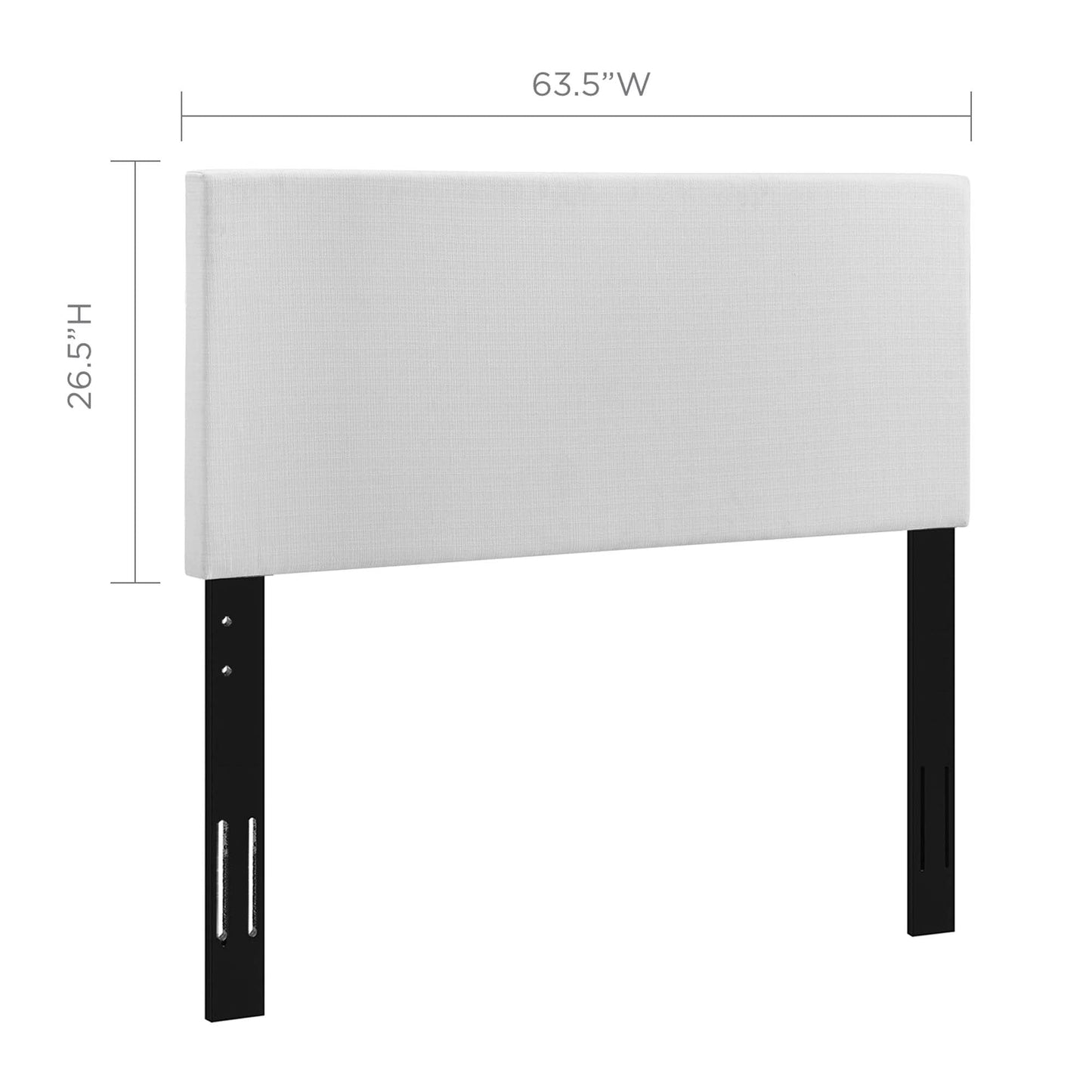 Taylor Upholstered Linen Fabric Full / Queen Headboard by Modway