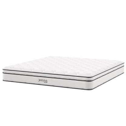 Jenna 10" Innerspring and Foam California King Mattress by Modway
