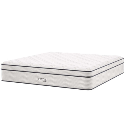 Jenna 14" Innerspring and Foam Mattress by Modway