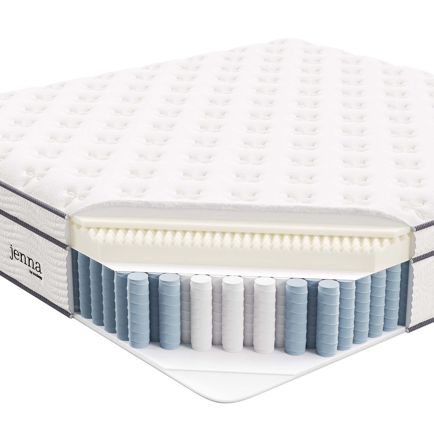 Jenna 14" Innerspring and Foam Mattress by Modway