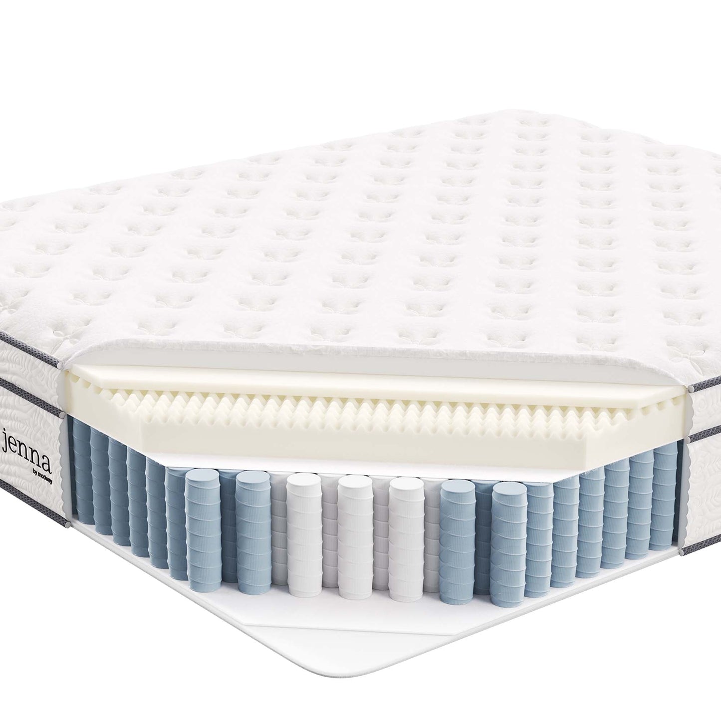Jenna 14" Innerspring and Foam Mattress by Modway