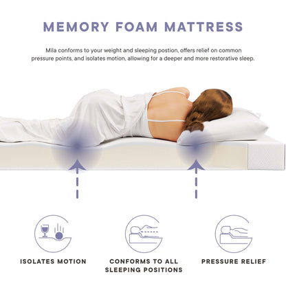 Mila 6" Foam Mattress Set of 2 by Modway