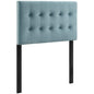 Emily Biscuit Tufted Performance Velvet Twin Headboard